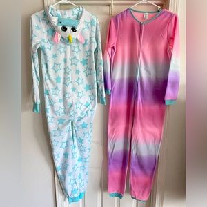 NWOT Onesie Fleece Pajamas Unicorn / Multi Ombre Girl’s XL ARIZONA JELLIFISH